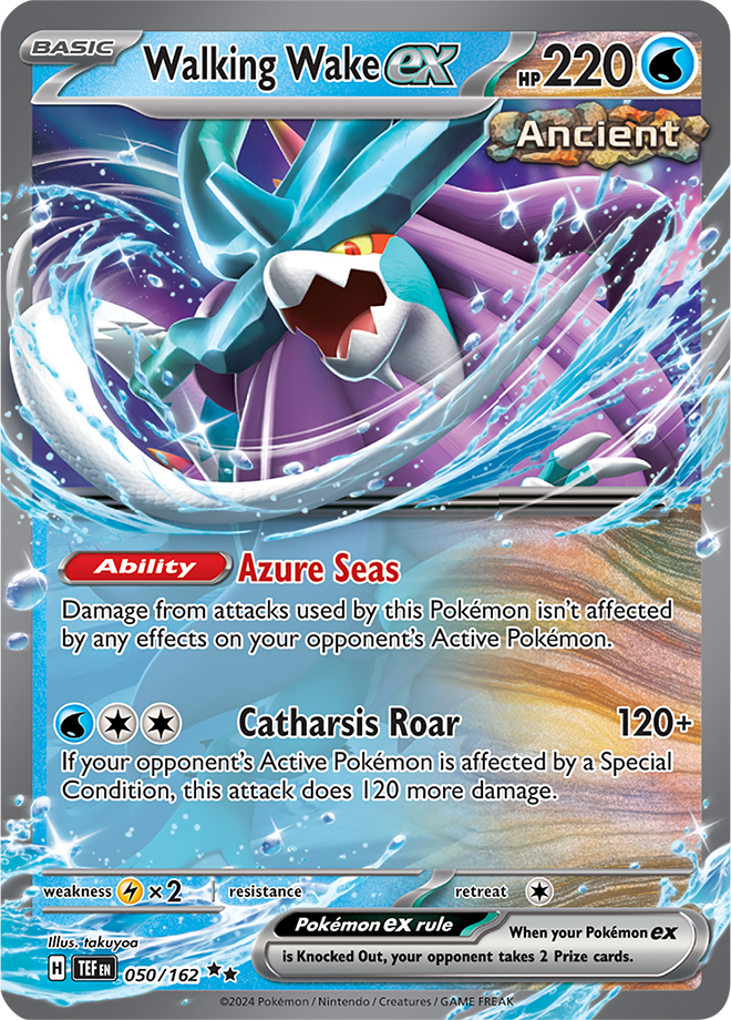 Walking Wake ex - English - Temporal Forces - 050/162 - Double Rare - NM