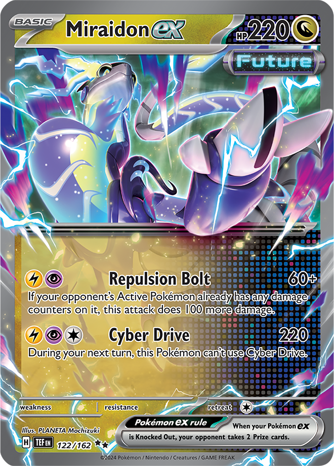 Miraidon ex - English - Temporal Forces - 122/162 - Double Rare - NM