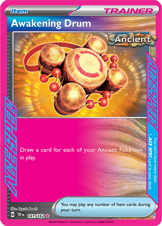 Awakening Drum - English - Temporal Forces - 141/162 - Ace Spec - NM