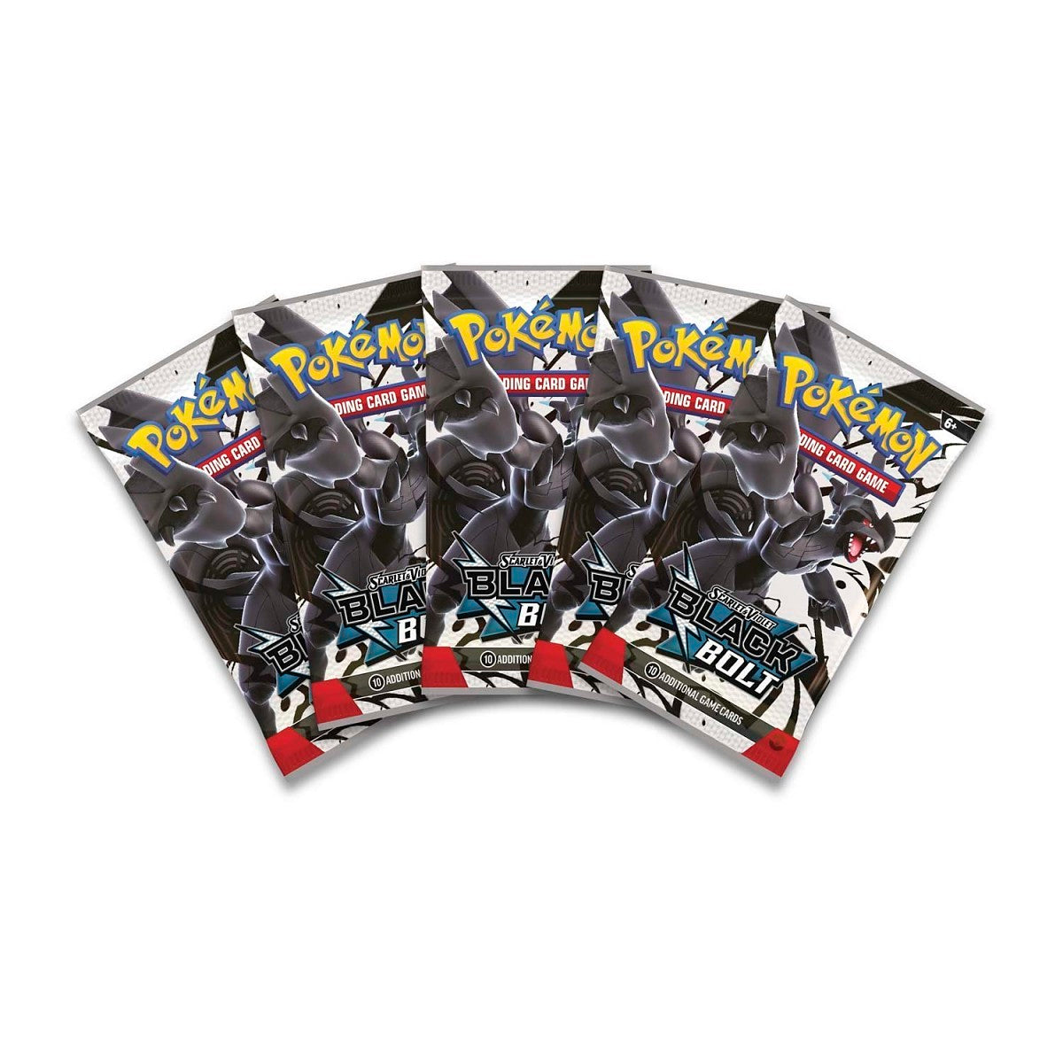 Pokemon TCG: Scarlet & Violet - Black Bolt Binder Collection (5 Booster Packs + Binder) - English