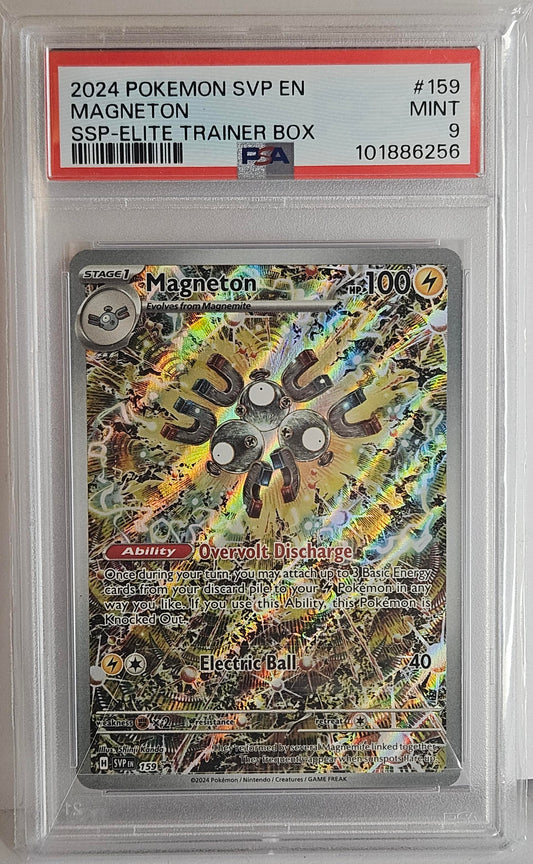 PSA 9 Magneton - 159 - Surging Sparks ETB Promo - Pokemon TCG Scarlet & Violet
