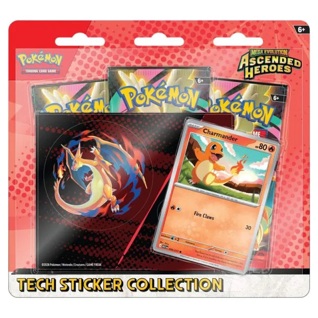 Pokemon TCG: Mega Evolution - Ascended Heroes Tech Sticker Collection (Charmander) - English