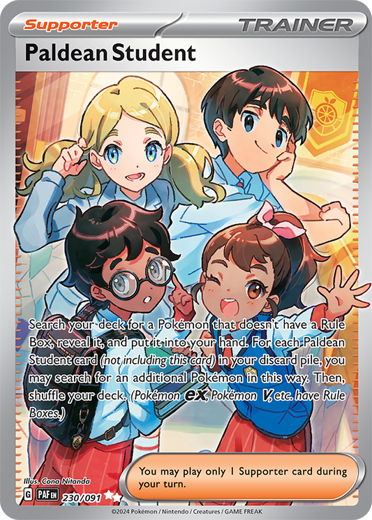 Paldean Student - English - Paldean Fates - 230/091 - Ultra Rare - NM