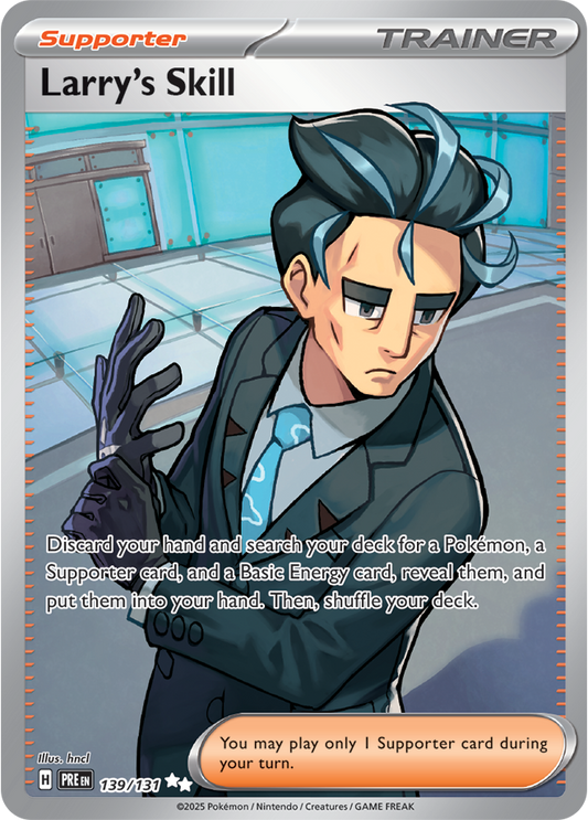 Larry's Skill - English - Prismatic Evolutions - 139/131 - Ultra Rare - NM