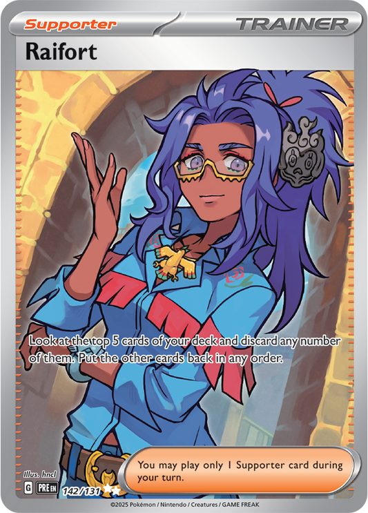 Raifort - English - Prismatic Evolutions - 142/131 - Ultra Rare - NM