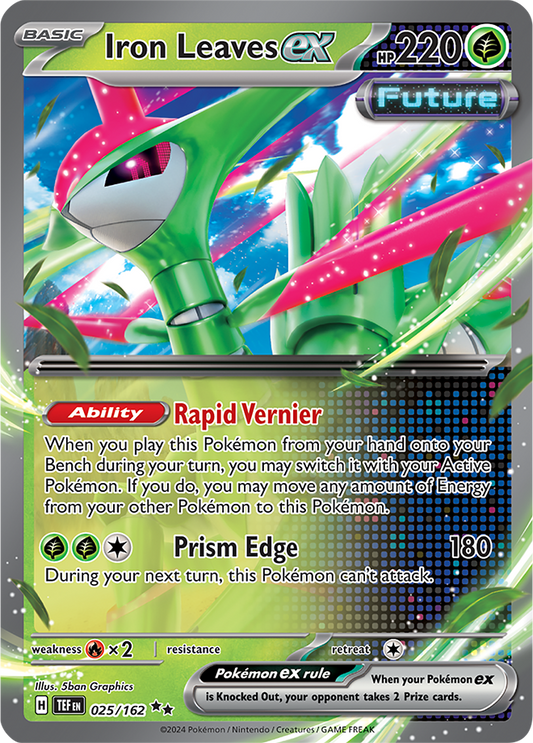 Iron Leaves ex - English - Temporal Forces - 025/162 - Double Rare - NM
