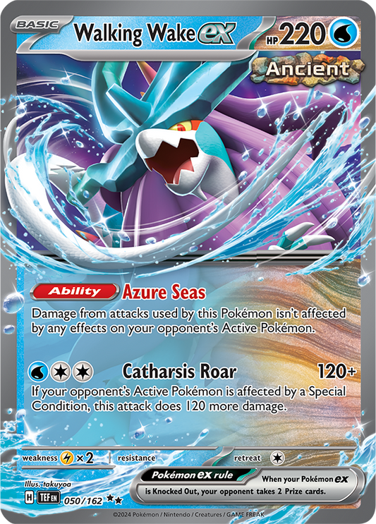 Walking Wake ex - English - Temporal Forces - 050/162 - Double Rare - NM