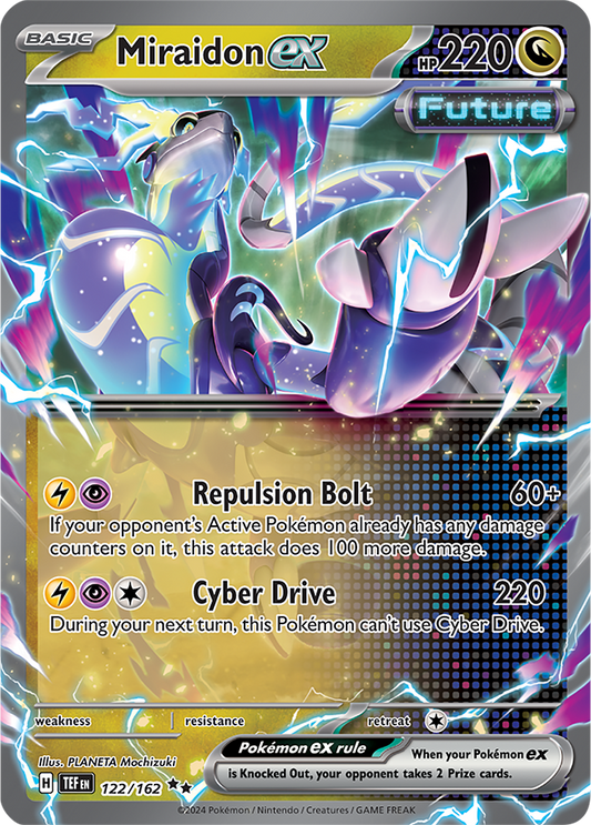 Miraidon ex - English - Temporal Forces - 122/162 - Double Rare - NM