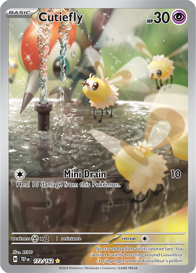 Cutiefly - English - Temporal Forces - 172/162 - Illustration Rare - NM