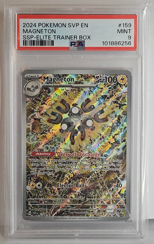 PSA 9 Magneton - 159 - Surging Sparks ETB Promo - Pokemon TCG Scarlet & Violet