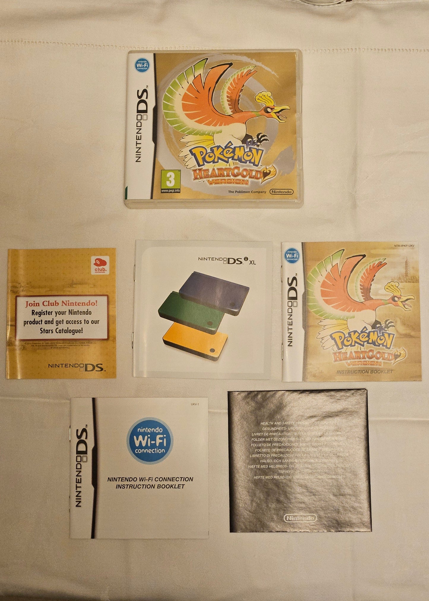 Pokemon Heart Gold - Original NDS Box, Manual & Pokewalker (No Game) - English