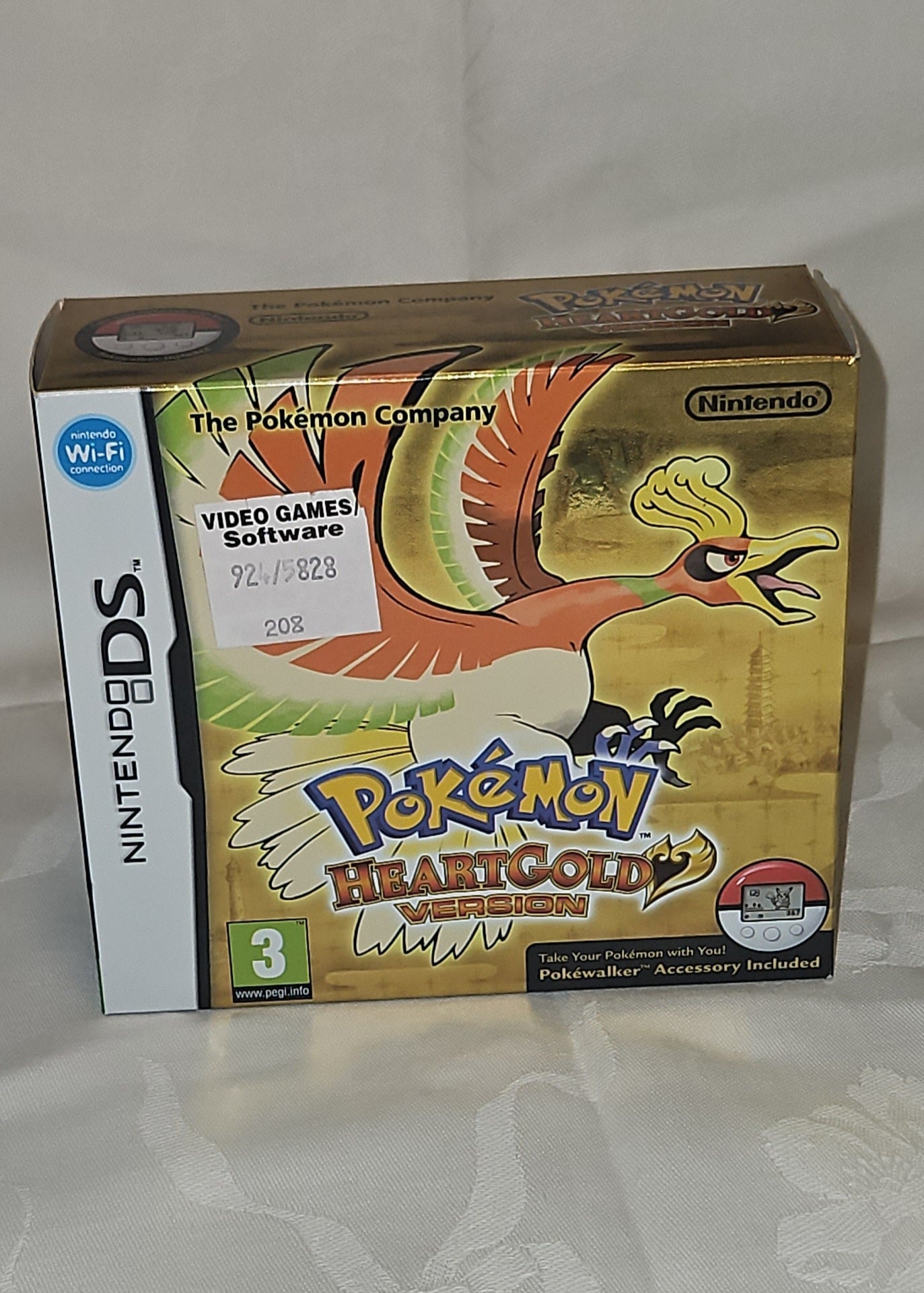 Pokemon Heart Gold - Original NDS Box, Manual & Pokewalker (No Game) - English