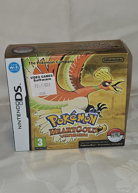 Pokemon Heart Gold - Original NDS Box, Manual & Pokewalker (No Game) - English
