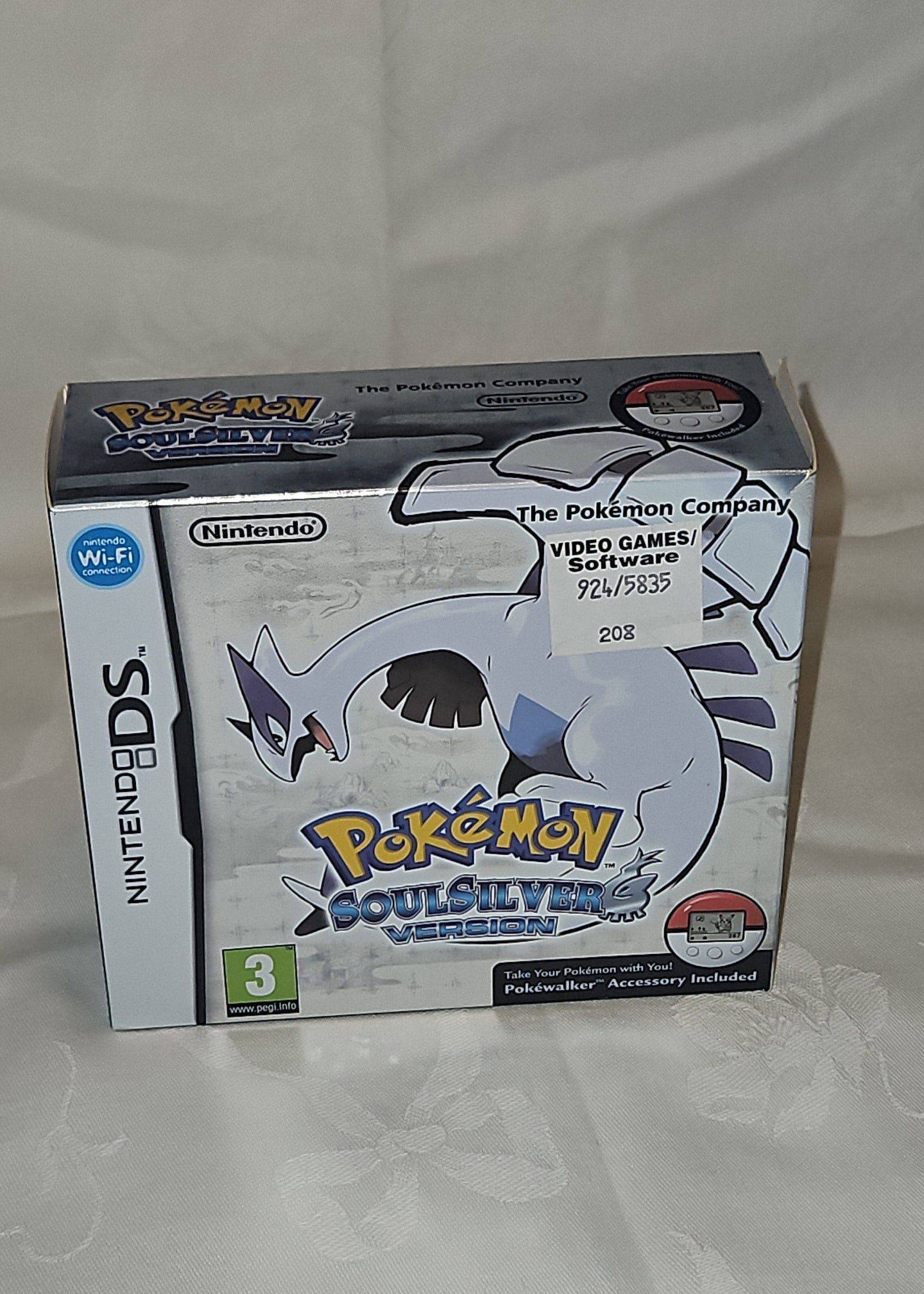 Pokemon Soul Silver - Original NDS Box, Manual & Pokewalker (No Game) - English
