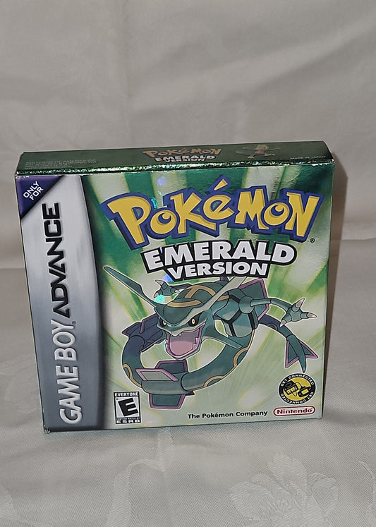 Pokemon Emerald - Original GBA Box & Manual (No Game) - English