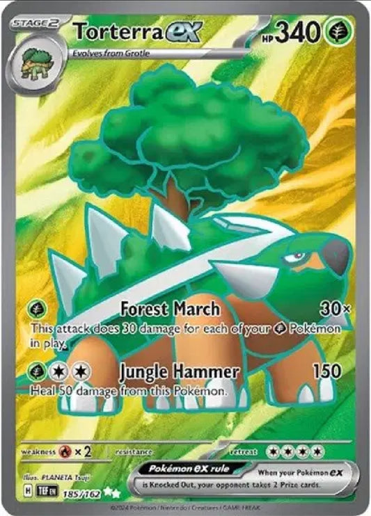 Torterra ex - English - Temporal Forces - 185/162 - Ultra Rare - NM