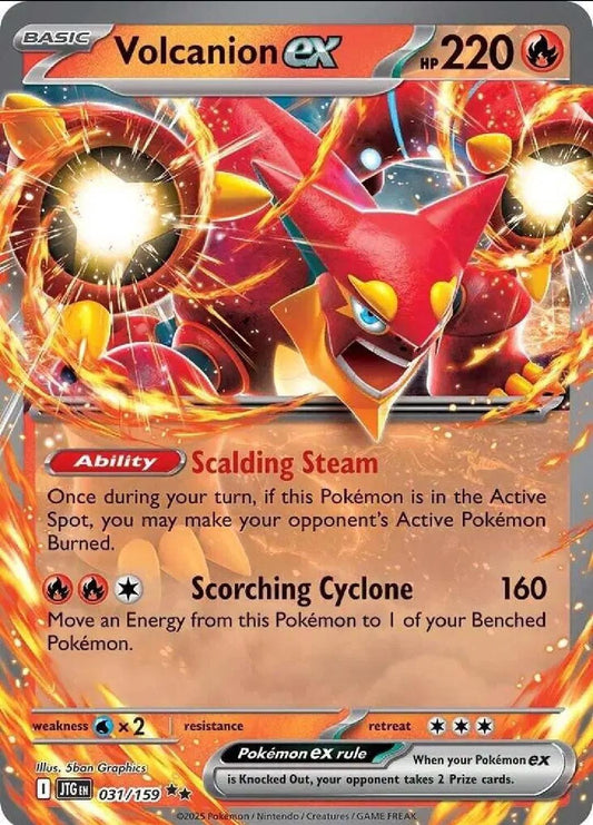 Volcanion ex - English - Journey Together - 031/159 - Double Rare - NM