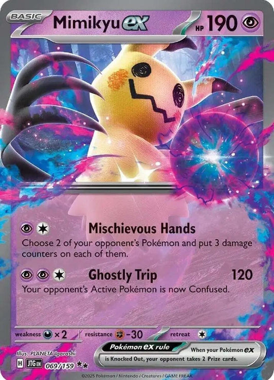 Mimikyu ex - English - Journey Together - 069/159 - Double Rare - NM