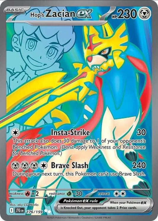 Hop's Zacian ex - English - Journey Together - 176/159 - Ultra Rare - NM