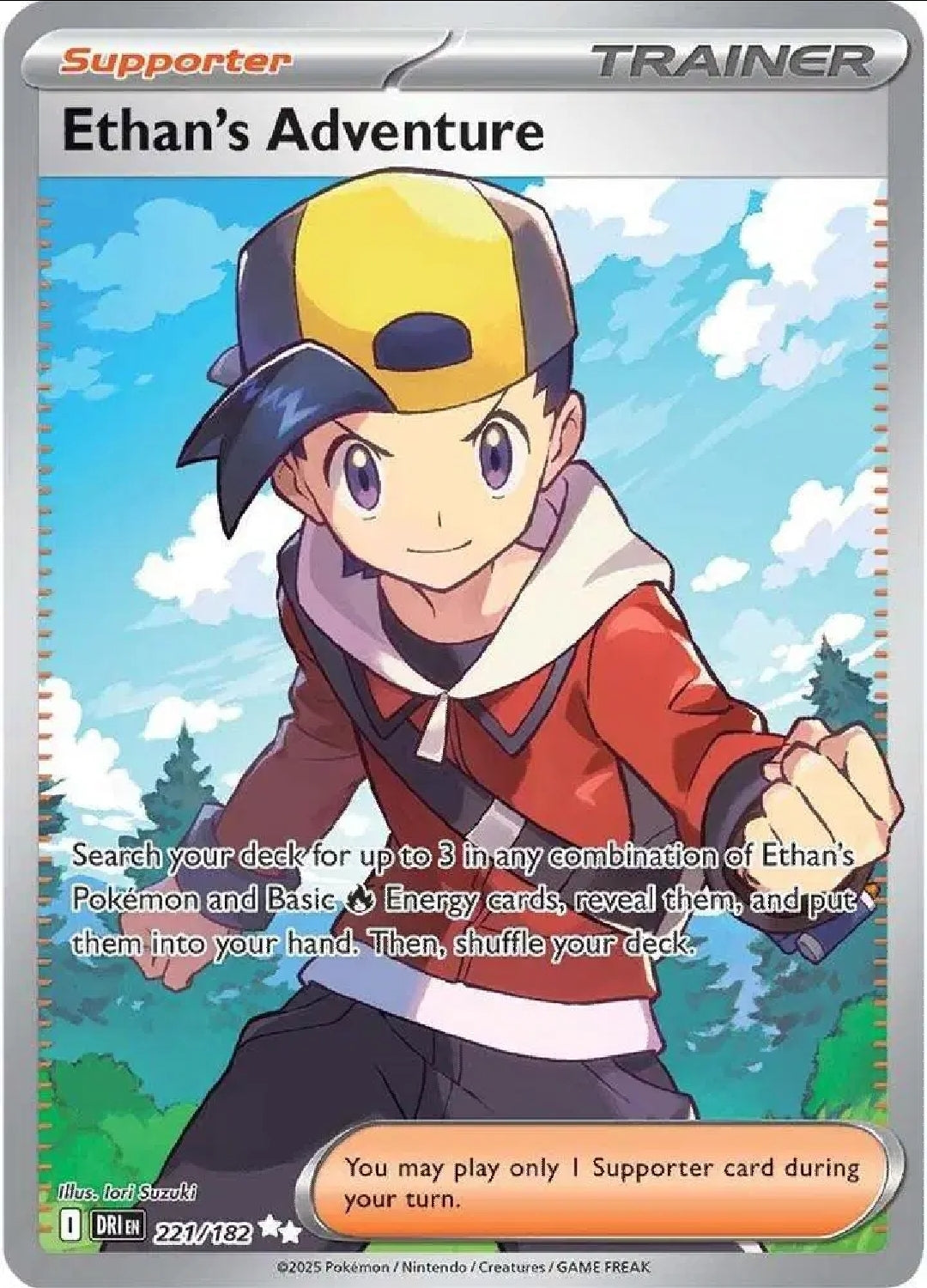Ethan's Adventure - English - Destined Rivals - 221/182 - Ultra Rare - NM