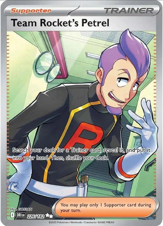 Team Rocket's Petrel - English - Destined Rivals - 226/182 - Ultra Rare - NM