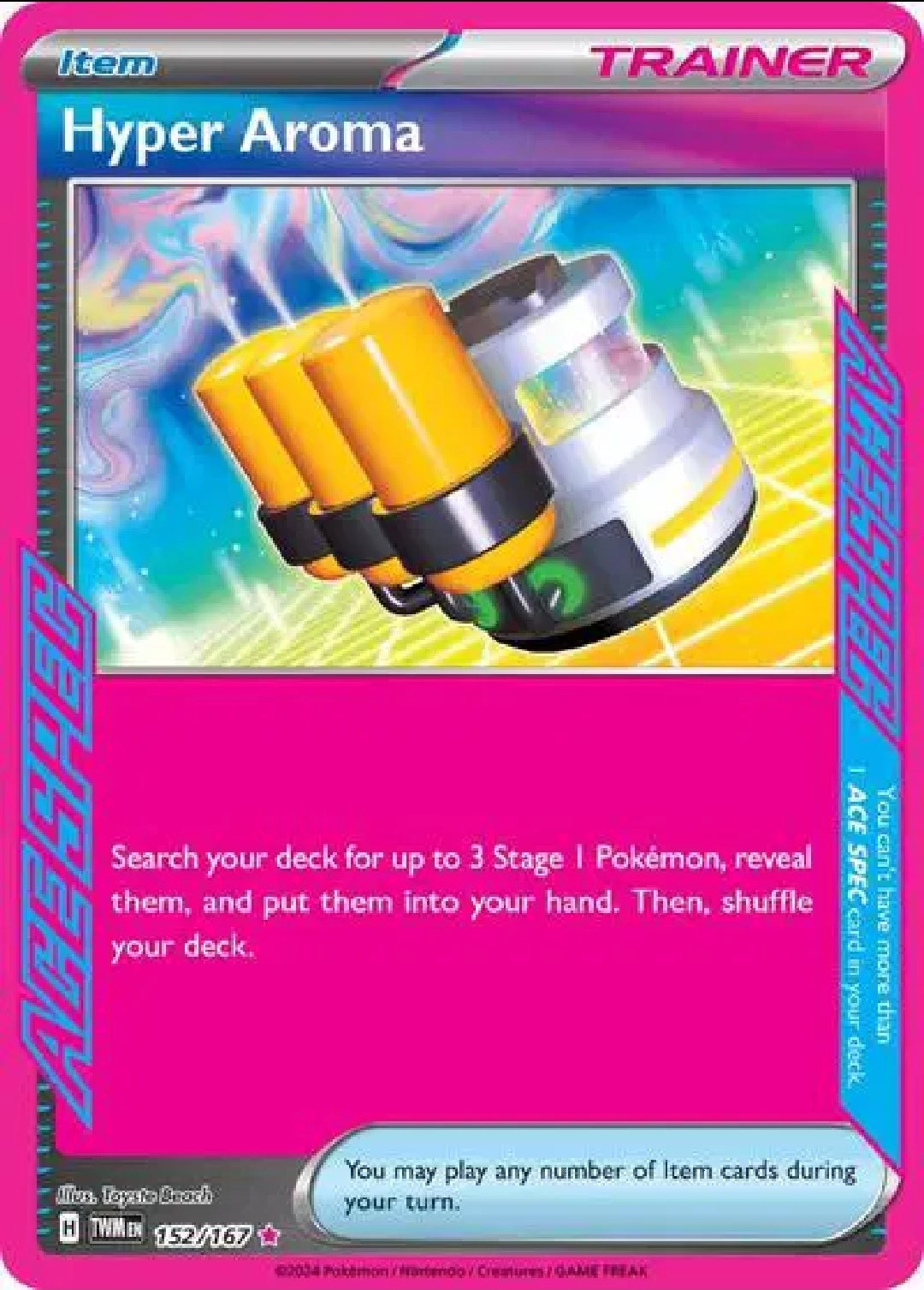 Hyper Aroma - English - Twilight Masquerade - 152/167 - Ace Spec - NM