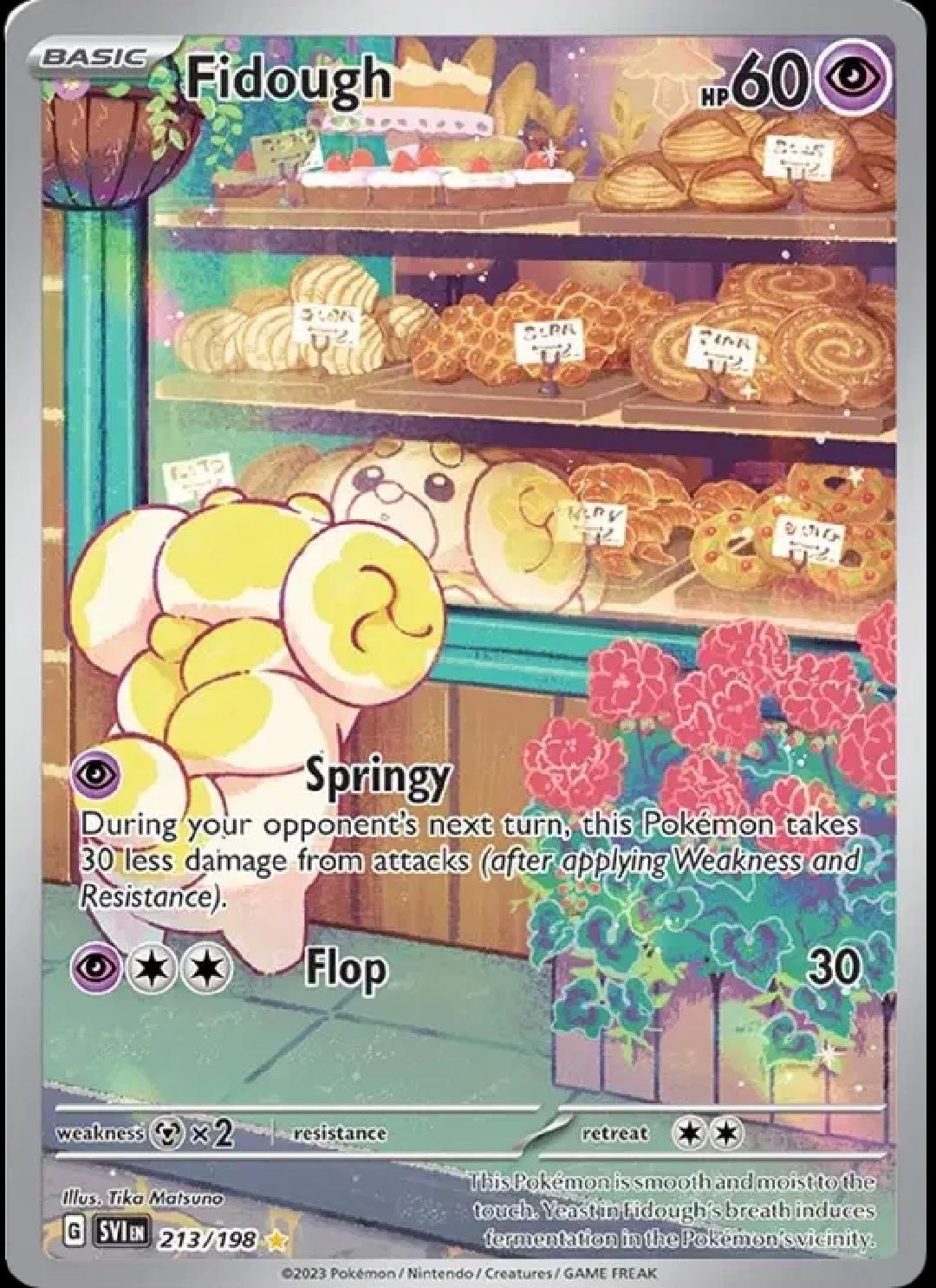 Fidough - English - Scarlet & Violet - 213/198 - Illustration Rare - NM