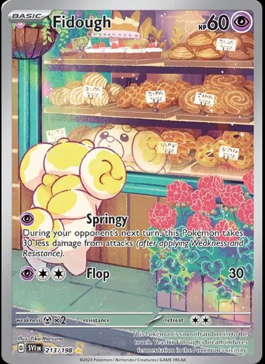 Fidough - English - Scarlet & Violet - 213/198 - Illustration Rare - NM