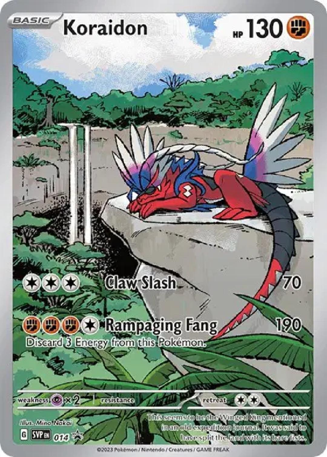 Koraidon - English - Scarlet & Violet Promo Cards - 014 - Promo - NM