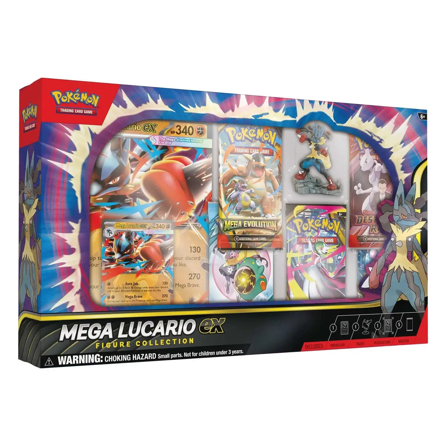 Pokemon TCG: Mega Lucario ex Figure Collection - English