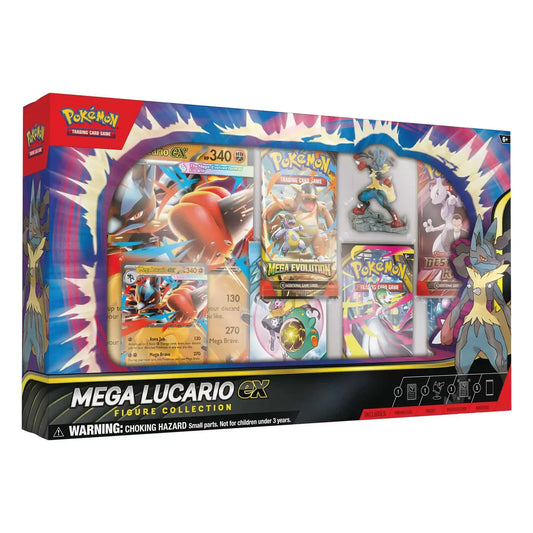 Pokemon TCG: Mega Lucario ex Figure Collection - English