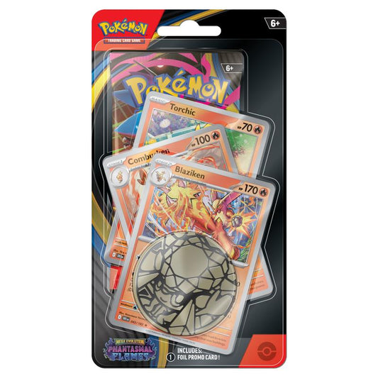 Pokemon TCG: Mega Evolution - Phantasmal Flames Premium Single Pack Blister (Blaziken) - English