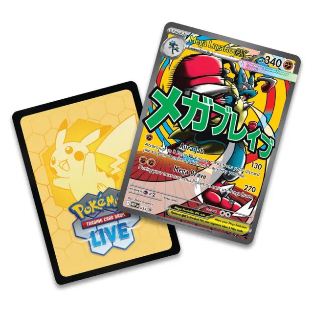 Pokemon TCG: Ascended Heroes - Mega Lucario ex Premium Poster Collection - English