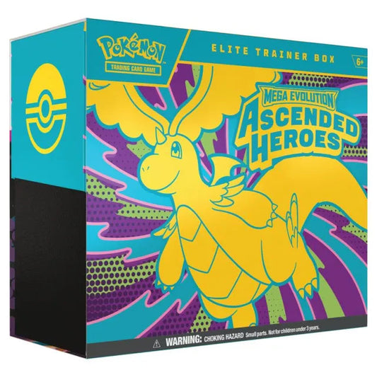 Pokemon TCG: Mega Evolution - Ascended Heroes Elite Trainer Box - English